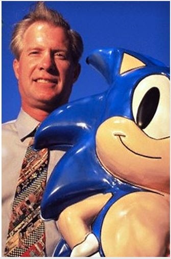 Tom Kalinske and Sonic The Hedgenog