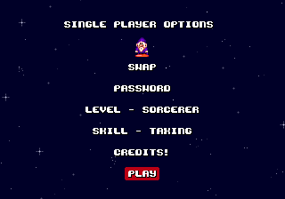 Single Player Options