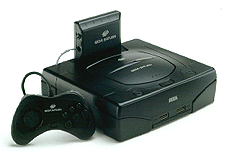 SEGA Saturn with Netplay Adaptor