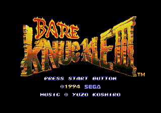Bare Knuckle 3 (Streets of Rage 3) (Mega Drive/Genesis)