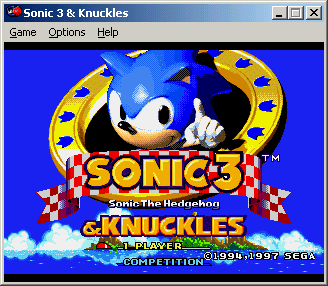 Sonic 3 and Knuckles PC Version