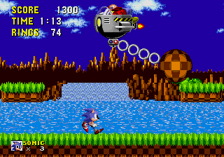Robotnik in Green Hill Zone