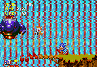 Angel Island Zone Act 2 Robotnik