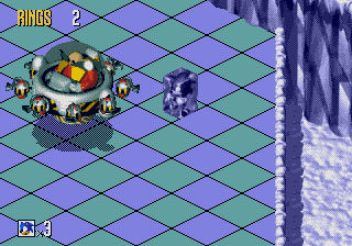 Diamond Dust Zone Act 3 Robotnik (Mega Drive/Genesis)