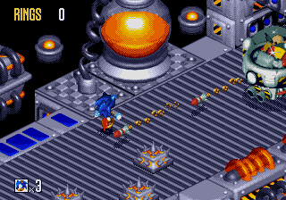 Gene Gadget Zone Act 3 Robotnik (Mega Drive/Genesis)