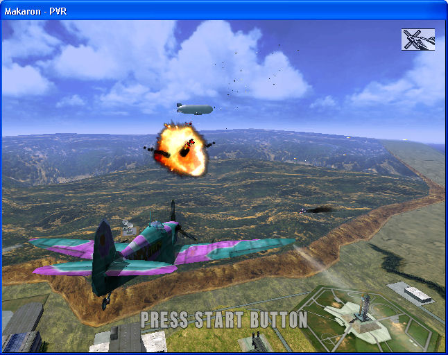 Makaron Emulator running Propeller Arena (Dreamcast Emulator)