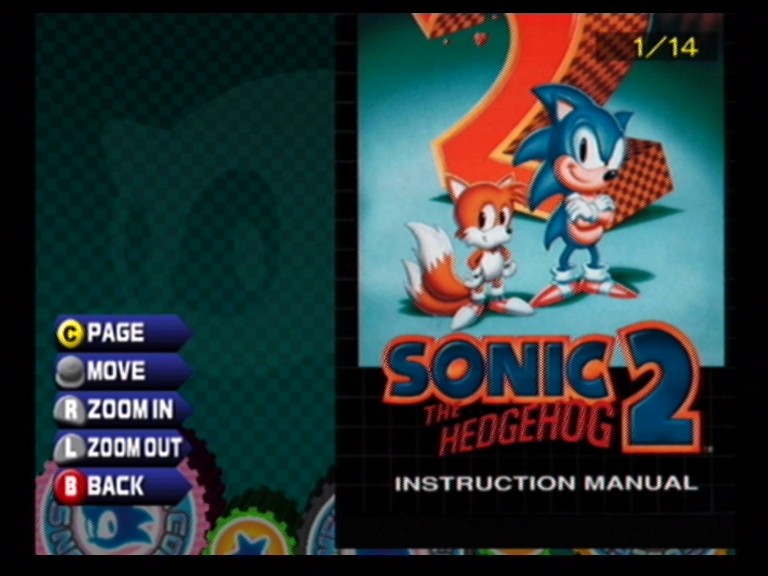 Sonic Mega Collection Digital Manual