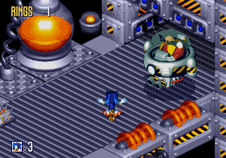 Gene Gadget Zone Act 3 Robotnik (Mega Drive/Genesis)