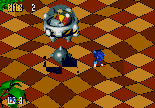 Green Grove Zone Act 3 Robotnik (Mega Drive/Genesis)