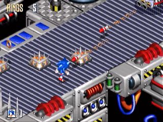 Gene Gadget Zone Act 3 Robotnik (Saturn)