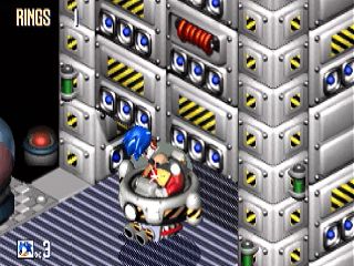 Gene Gadget Zone Act 3 Robotnik (Saturn)