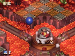 Volcano Valley Zone Act 3 Robotnik (Saturn)