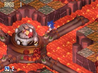 Volcano Valley Zone Act 3 Robotnik (Saturn)