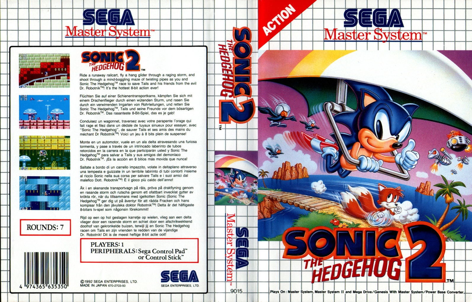 Sonic Chaos ROM Download - Sega Master System(Master System)